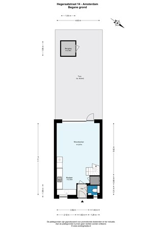 Floor plan - Hegeraatstraat 14, 1068 WC Amsterdam 